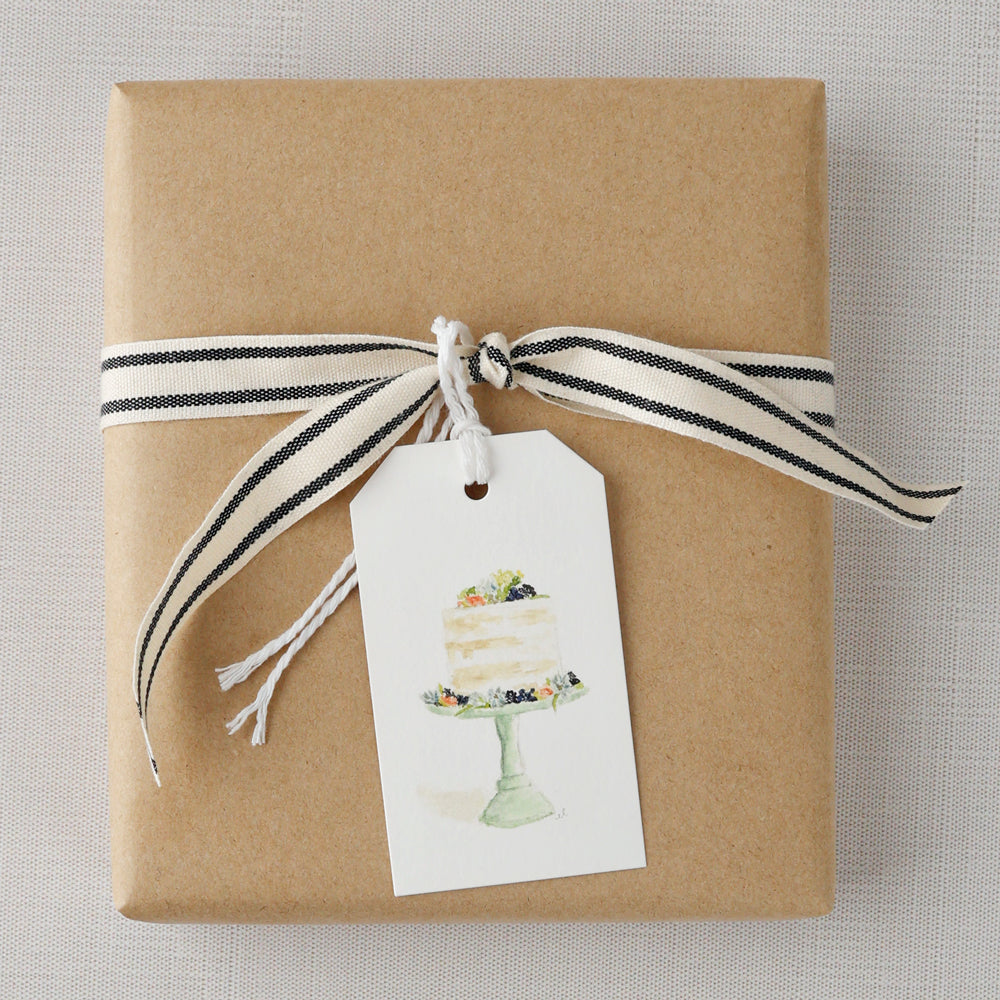 cake gift tags