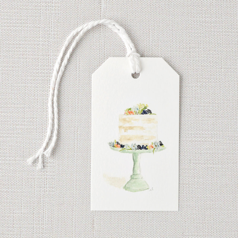 cake gift tags