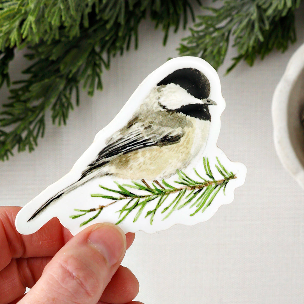 chickadee sticker
