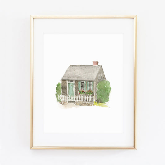 cottage art print - emily lex studio