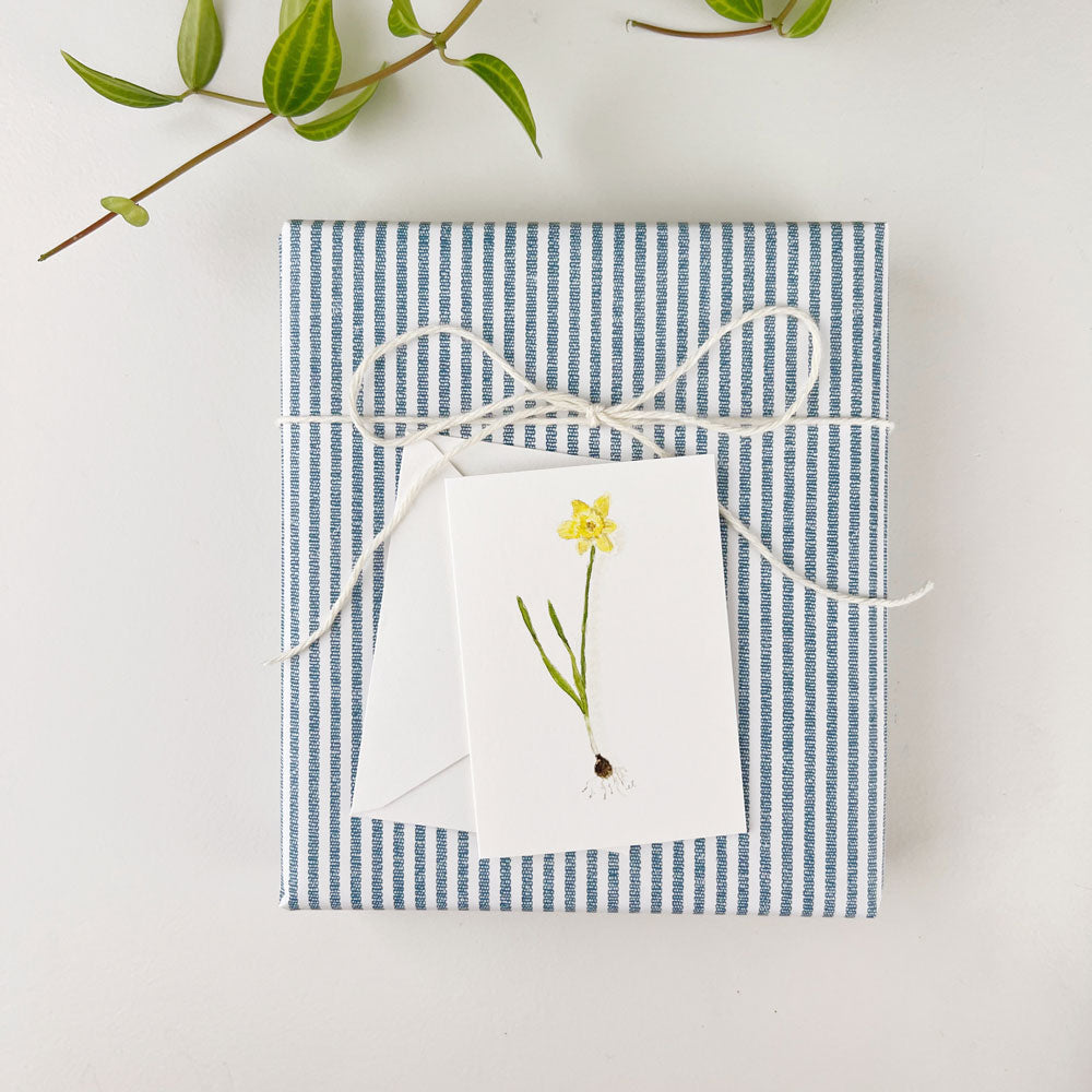 daffodil mini notecard