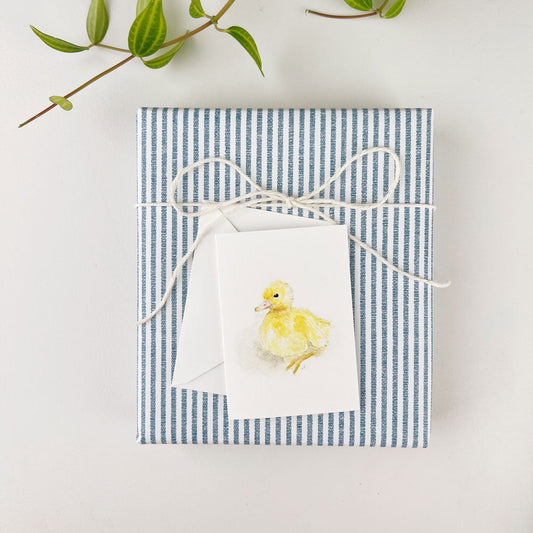 duckling mini notecard