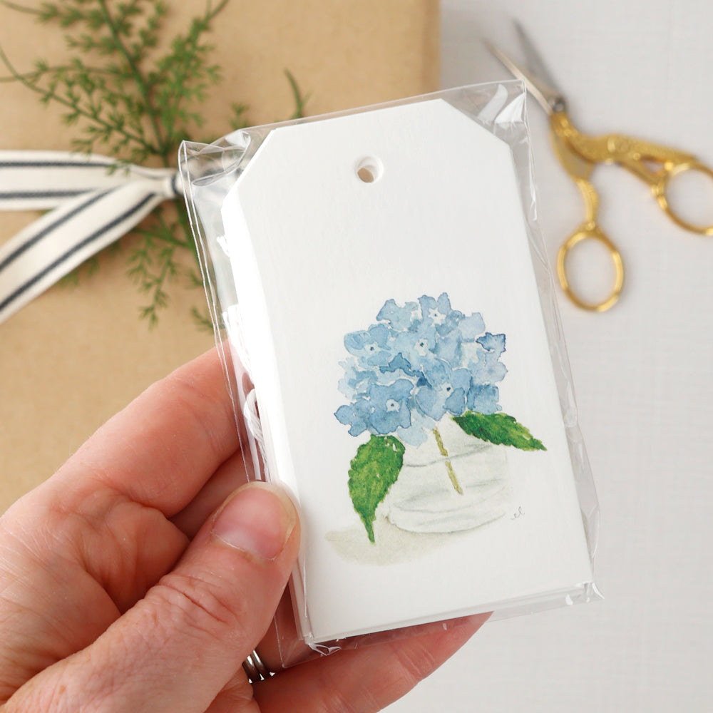 hydrangea gift tags