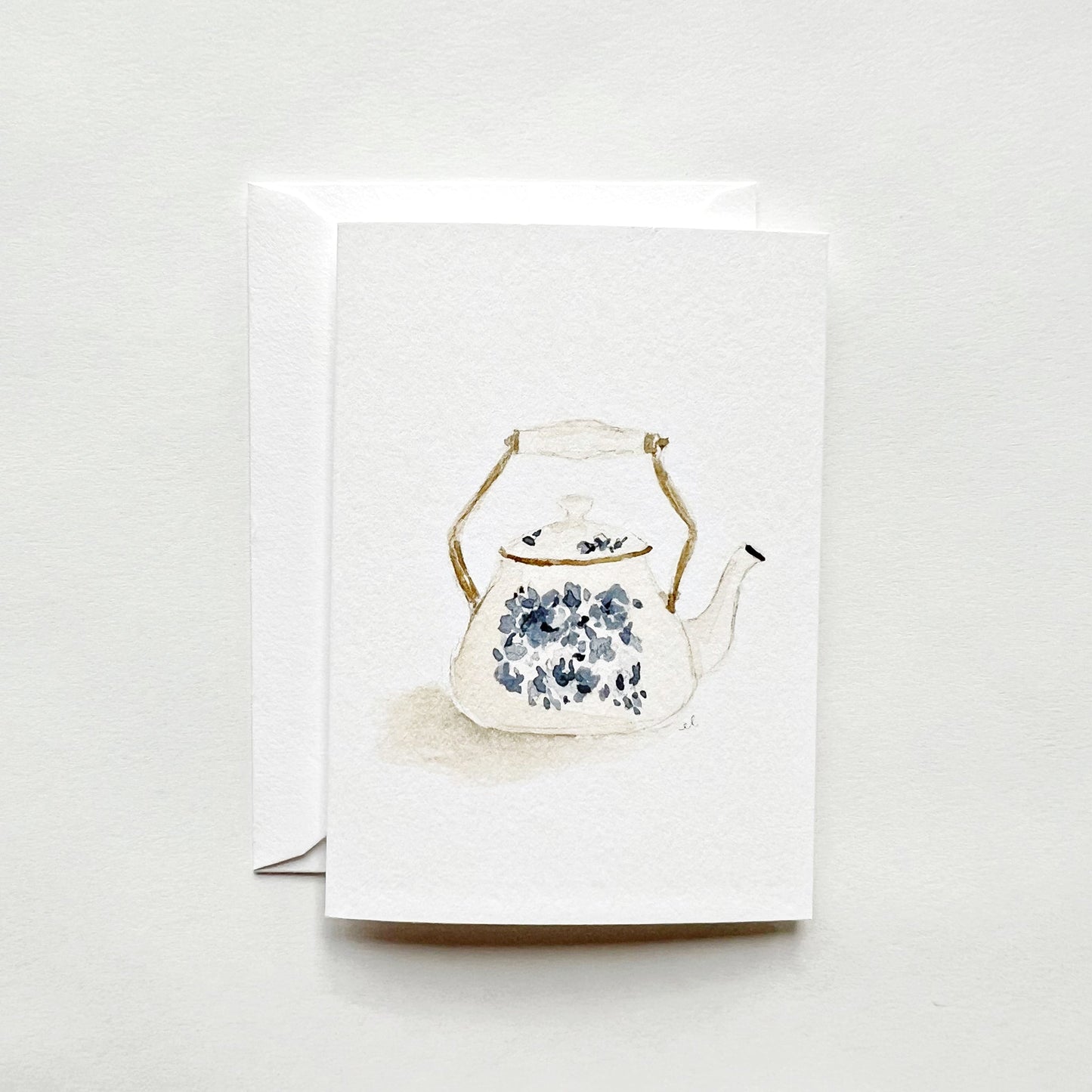teapot mini notecard