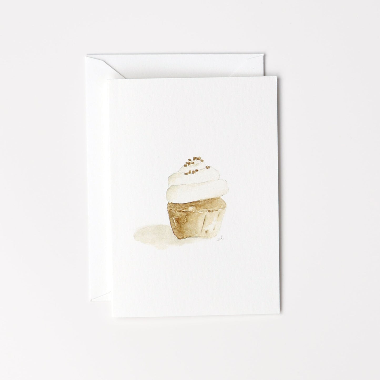 cupcake mini notecard