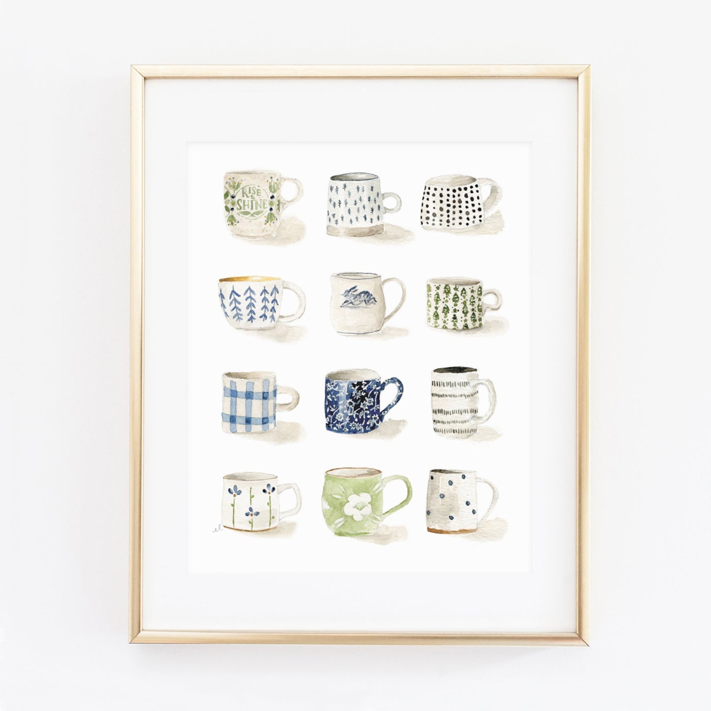 mugs art print