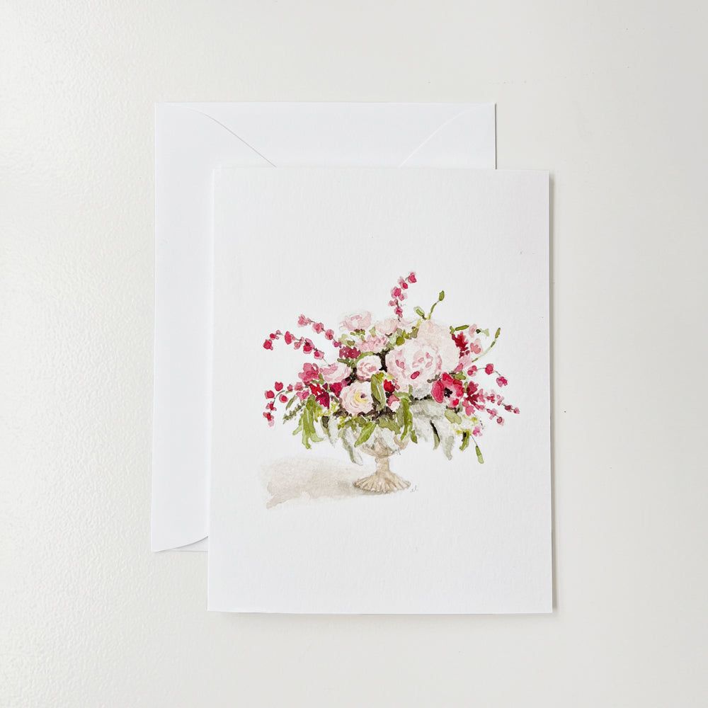 pinks bouquet notecards - emily lex studio